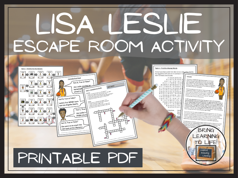 Lisa Leslie Escape Room Activity