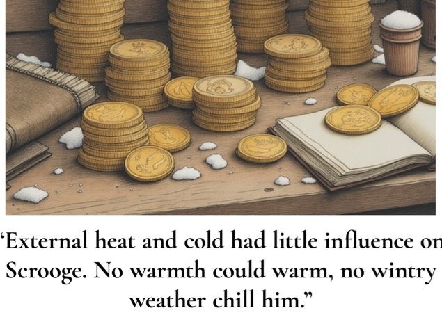 A Christmas Carol Quote poster A3 downloadable