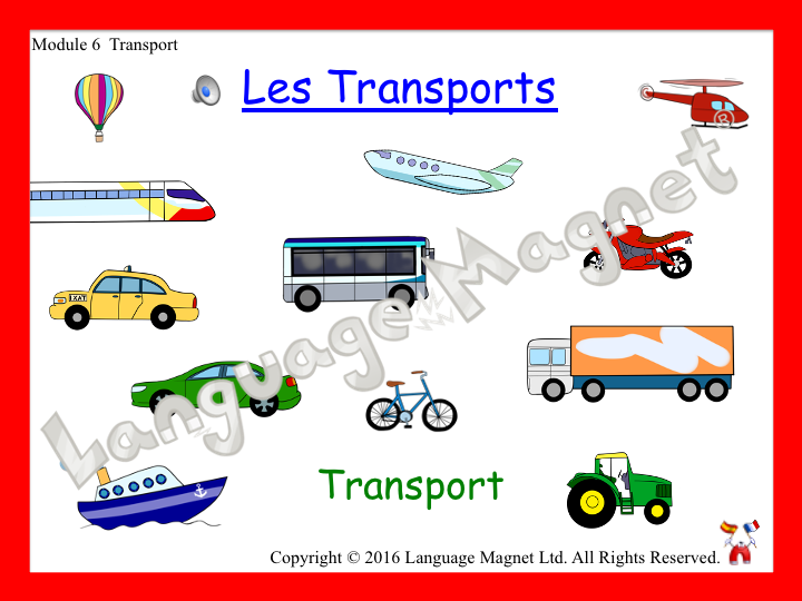 French Transport Teaching Resources