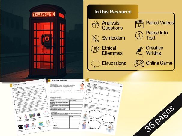 2BR02B - KURT VONNEGUT - 1 WEEK TEACHING UNIT - WORKSHEETS, VIDEO, DILEMMAS MORE