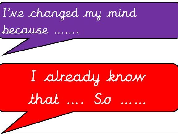 Maths reasoning starter prompts for display Y2