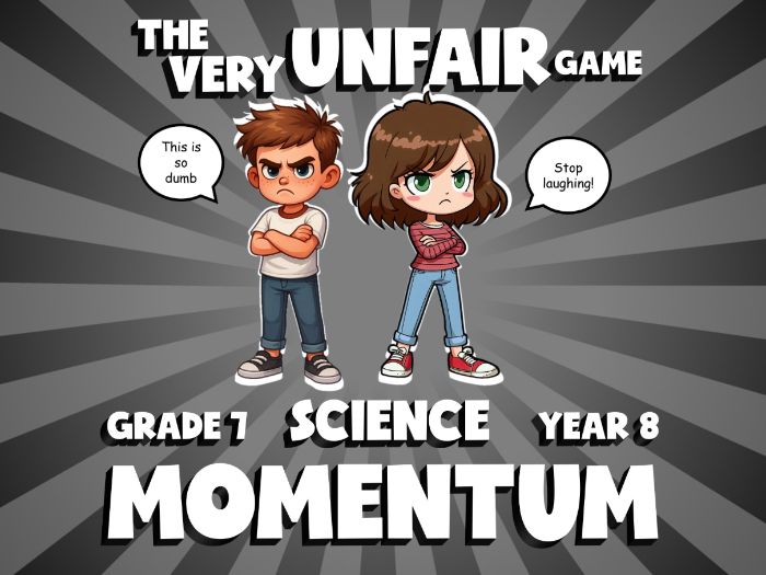Momentum VERY UNFAIR GAME | No-Prep Year 8 Science Review Activity