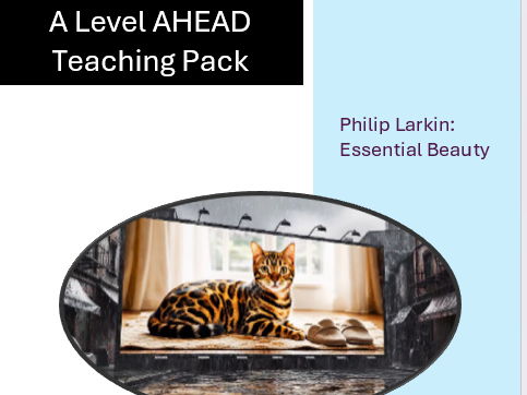 Essential Beauty - Philip Larkin. Teaching Pack. WJEC/Eduqas