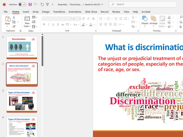 Discrimination - Assembly Resource | KS2 and KS3