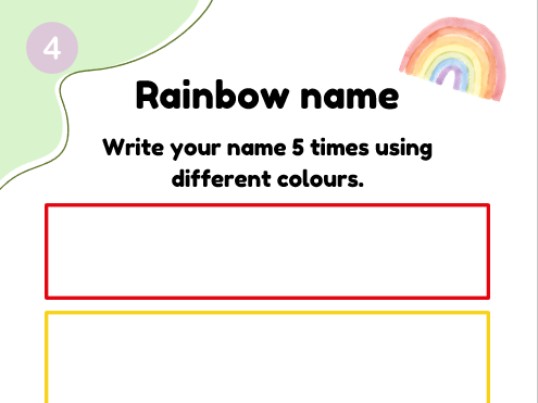 Editable Name Writing Pack | Nursery & Reception | EYFS Transition Activities