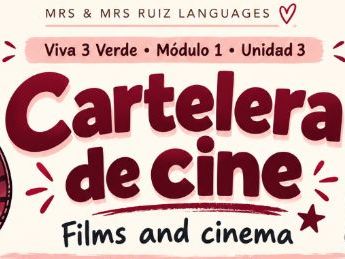 Viva 3 Verde Module 1 Unit 3 – Cartelera de cine | Spanish Practice Sheet