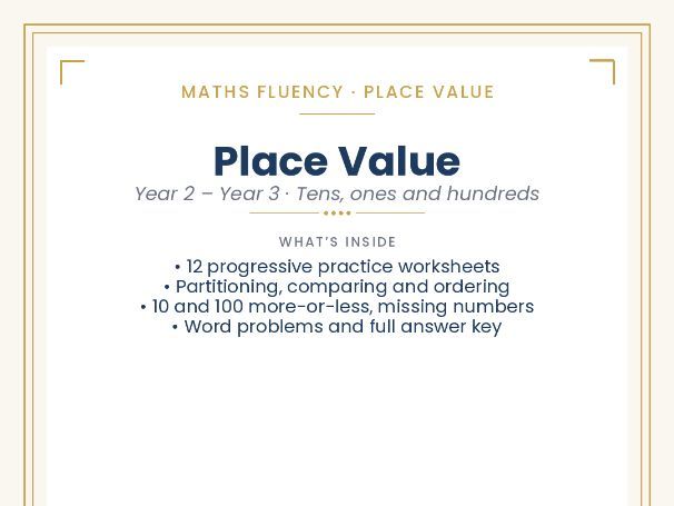 Place Value Pack