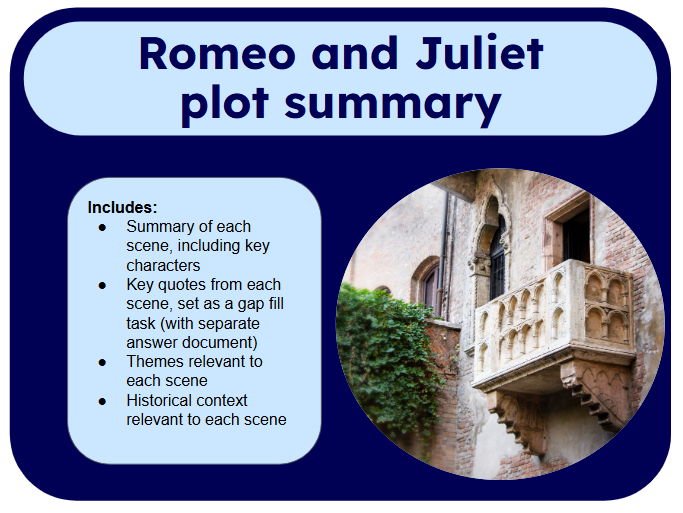 Romeo & Juliet plot, themes, key quotes