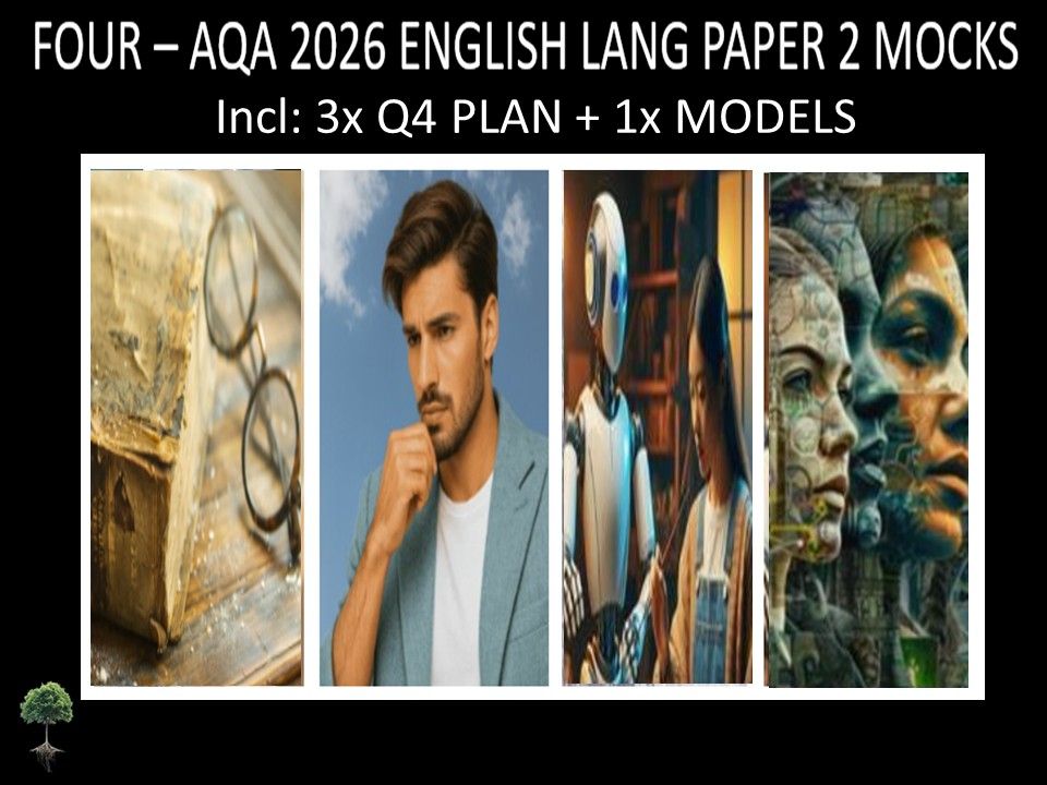 FOUR - AQA PAPER 2 | 2026 FULL MOCKS | Q4 PLAN | MODELS