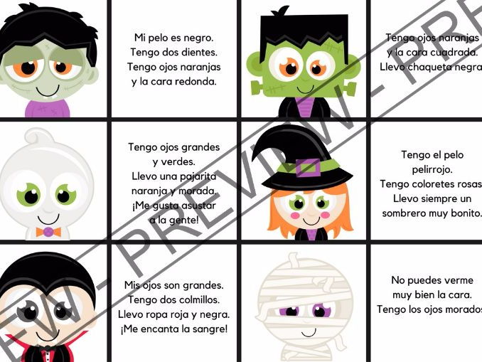 Bundle Halloween activities in Spanish - Actividades para Halloween (en español)