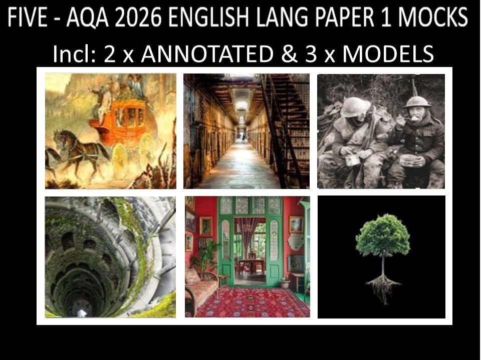 FIVE - AQA PAPER 1 | 2026 FULL MOCKS | ANNOTATED | MODELS