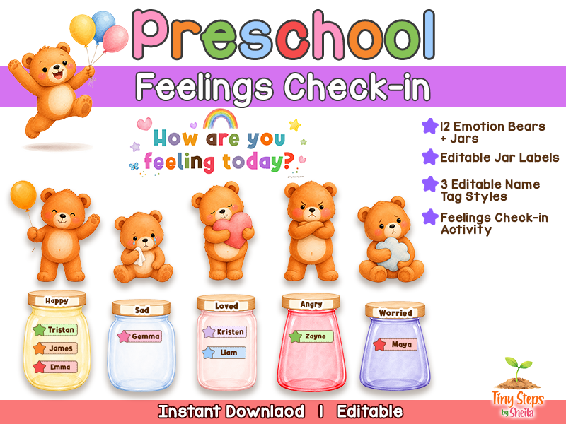EYFS Feelings Check-In & Self-Regulation