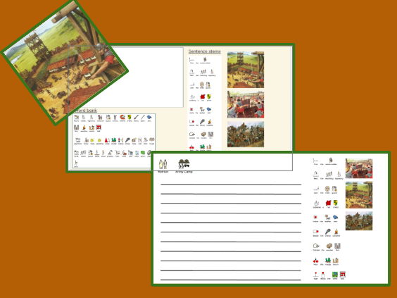 Roman Army Camp- SEND/EAL Setting Description Worksheet