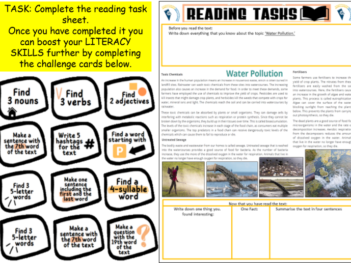 POLLUTION NEW CURRICULUM FOR WALES RIVER POLLUTION