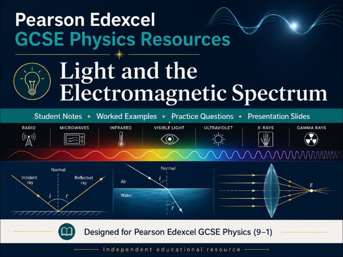 3b - Light and the Electromagnetic Spectrum Pack - Physics GCSE Pearson Edexcel