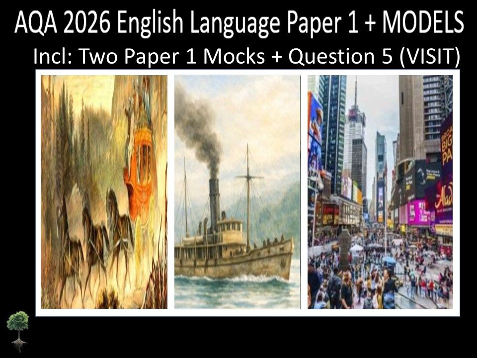 Two AQA 2026 English Language Paper 1 | MODELS + Q5 (VISIT)