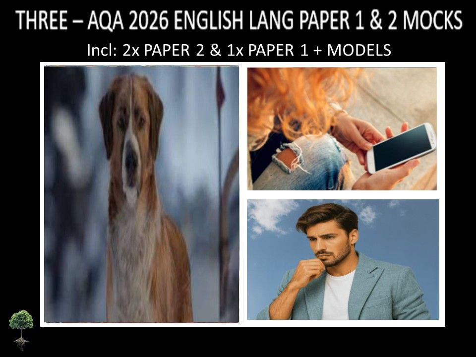 THREE - AQA PAPER 1 & 2 | 2026 FULL MOCKS | MODELS