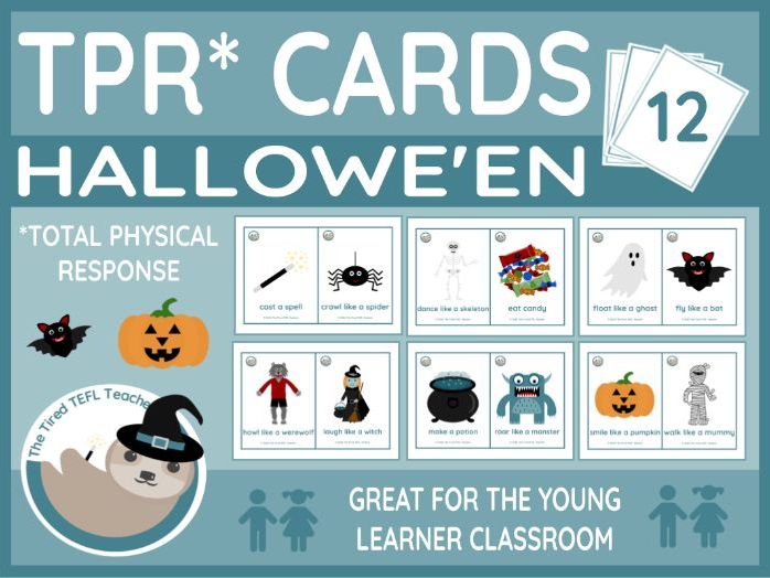 ESL TPR Cards - Hallowe'en