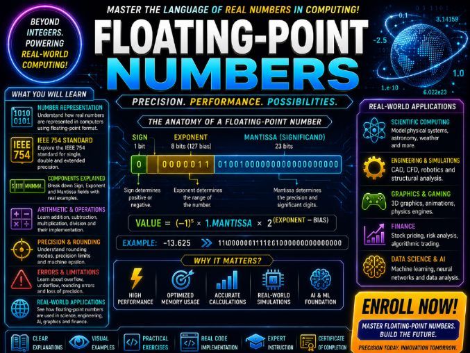 Floating-point numbers | CS PPT +Worksheets +Activity + Mcq Quiz + Answers_Marking Scheme