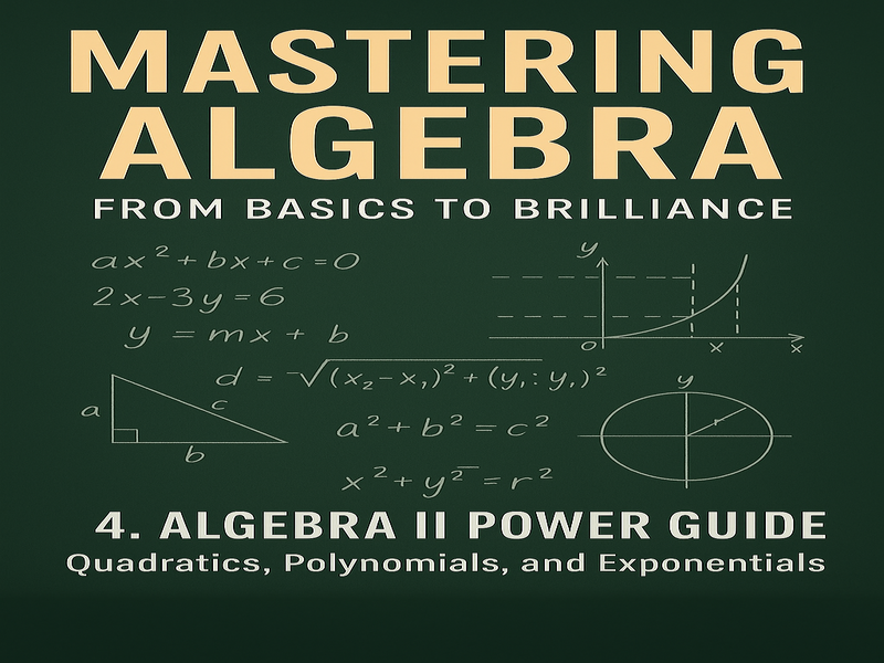 4. Algebra II Power Guide Quadratics, Polynomials, and Exponentials
