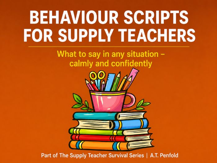 Behaviour Scripts for Supply Teachers - What to Say in Any Situation