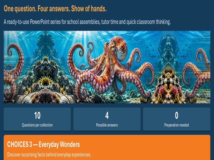 Everyday Wonders Quiz – 10 Surprising Questions | KS2–KS3 PowerPoint