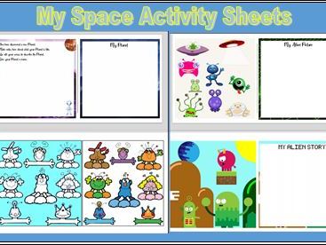 My Space Activity Sheets KS1