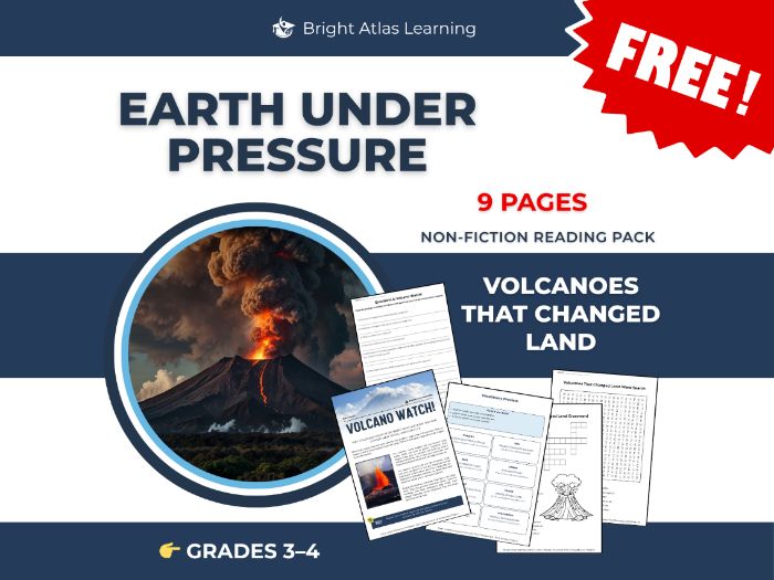 Volcanoes Free Reading Comprehension | Years 4–5 KS2