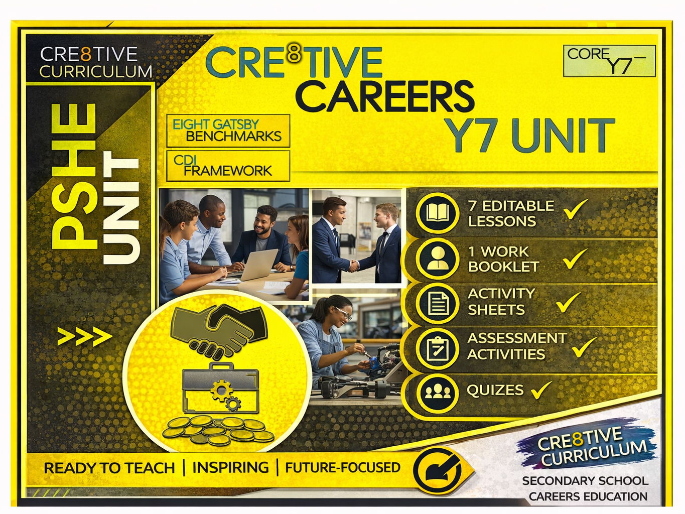 Cre8tive Careers Year 7 Unit - CDI Gatsby Benchmarks