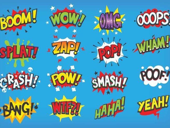 Pop Art – Onomatopoeias