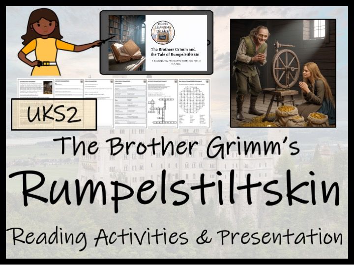 Brothers Grimm's Rumpelstiltskin Reading Comprehension | Year 5 or Year 6