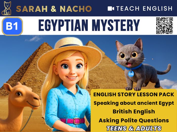 Egyptian Mystery | B1 ESL Video Lesson Pack