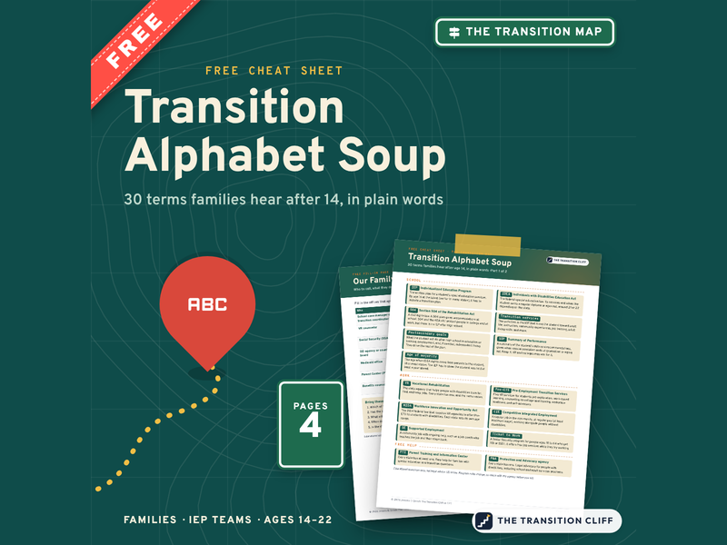 Transition Acronyms for US Special Education Families