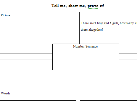 Tell me, show me, prove it! maths grids