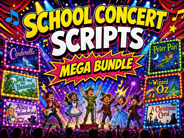 Complete School Concert Scripts MEGA BUNDLE — All 95 Scripts (EYFS, KS1, KS2)