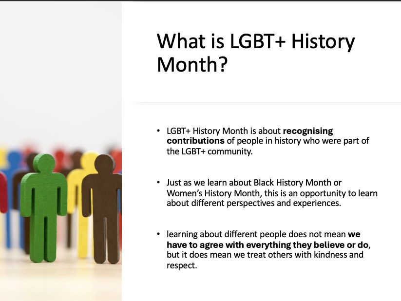 LGBT+ History Month Assembly | Respect, Diversity & Anti Bullying | KS3 KS4 Assembly