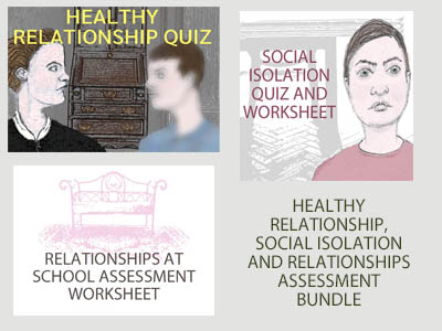Healthy Relationship, Social Isolation, Relationships Assessment Bundle (UK)