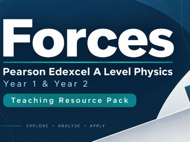 05 - Forces Teacher Pack - Physics (Year 1 & Year 2) A Level Pearson Edexcel