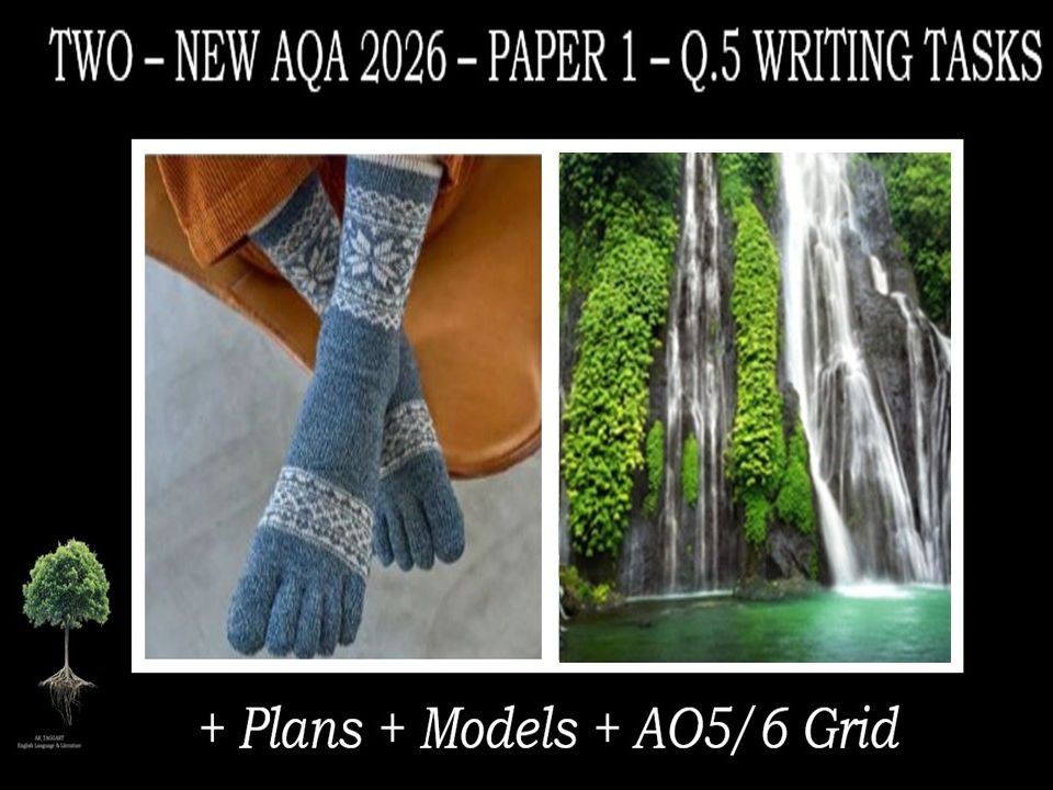QUESTION 5 - TWO FULL WRITING TASKS | 2026 PAPER 1 | PLANS | AO GRID | MODELS