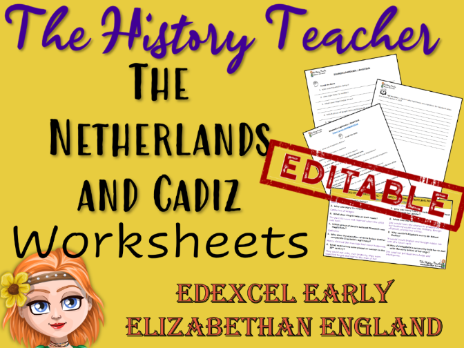 EEE The Netherlands and Cadiz - Editable Worksheets