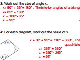 Angles, triangles and quadrilateral-unit test