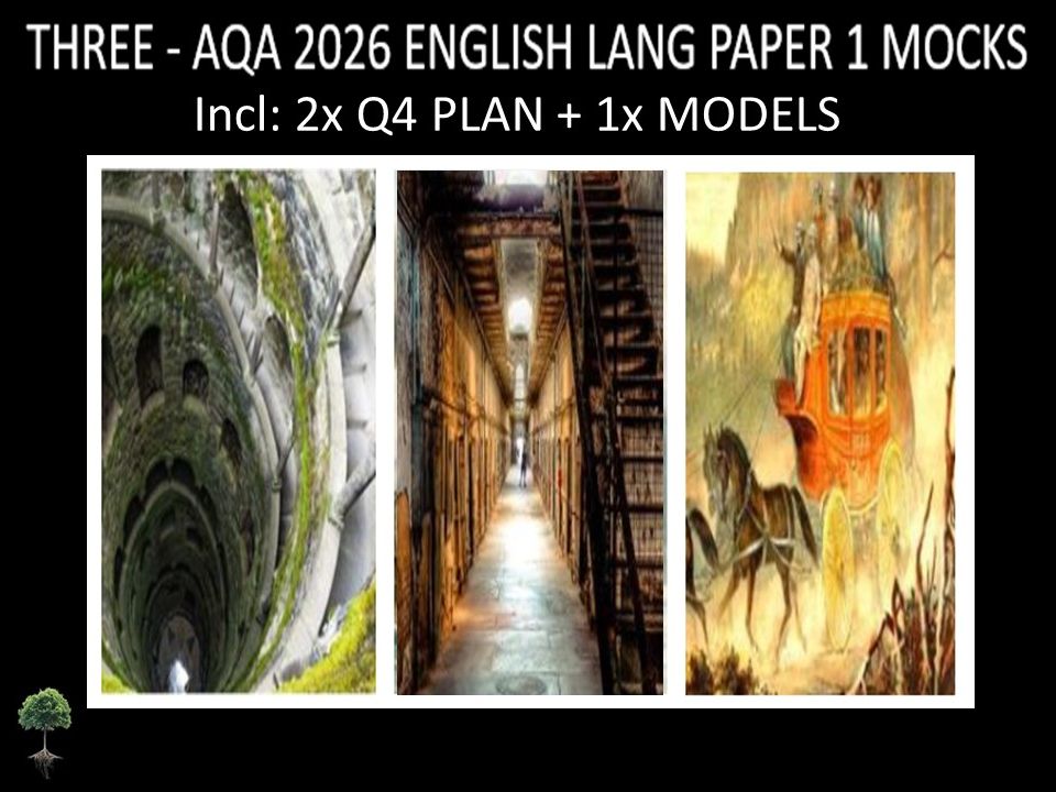 THREE - AQA PAPER 1 | 2026 FULL MOCKS | Q4 PLAN | MODELS