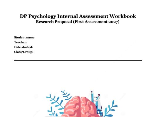 IB Psychology IA Student Workbook (FA 2027)