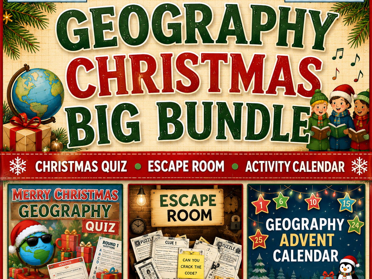 Geography Christmas BIG Bundle
