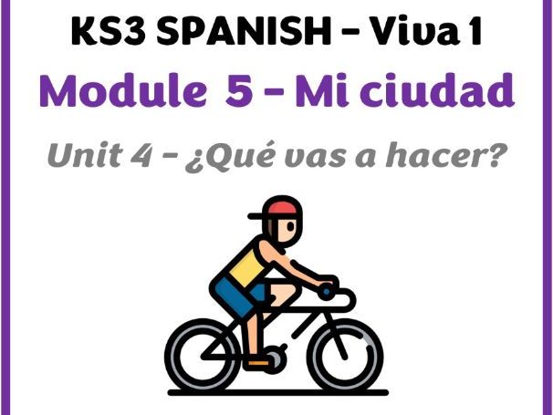 KS3 Spanish - Viva 1 - Módulo 5 (Mi ciudad) - Unidad 4 (Qué vas a hacer)