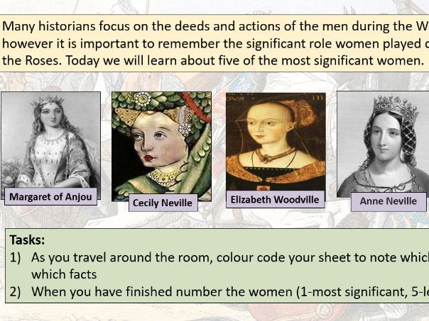 War of the Roses-Significant Women