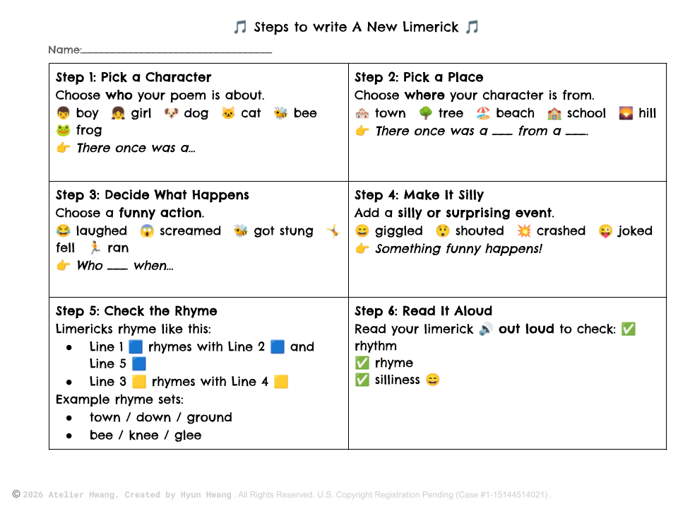 Grade 4 Poetry Writing Workshop: Limerick, Haiku, Tanka, & Ode (Module 11)