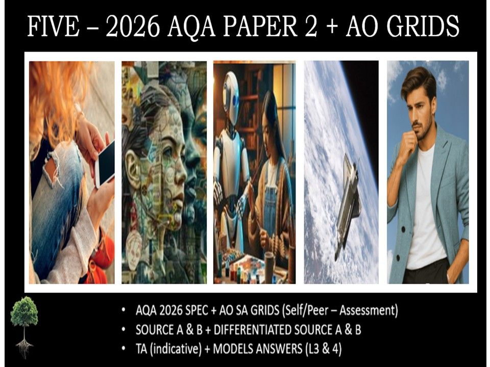 FIVE - AQA PAPER 2 | 2026 FULL MOCKS | AO GRIDS
