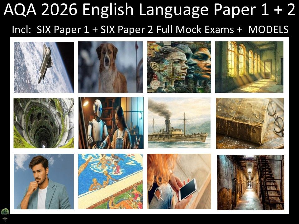 Twelve AQA 2026 GCSE English Language Paper 1 & 2 Mocks | MODELS