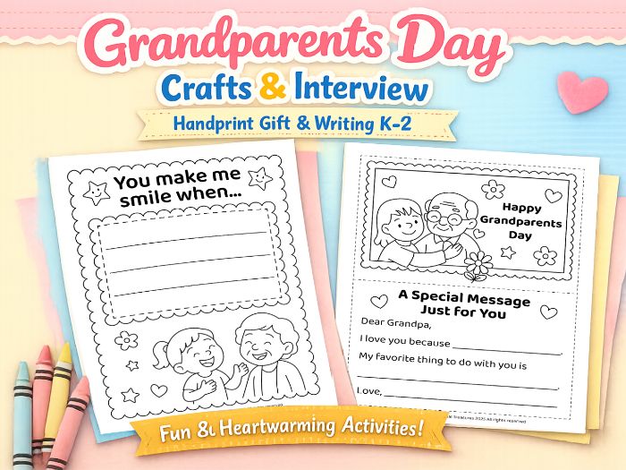 Grandparents Day Crafts & Writing
